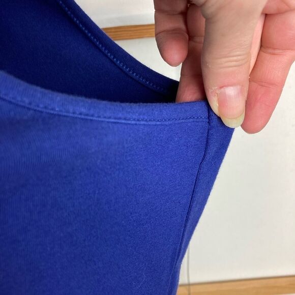 DC& Co. stretchy tank NWOT oversized between purple and royal blue - Picture 2 of 5